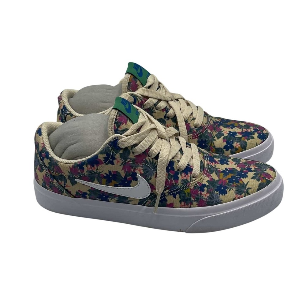 Nike SB Charge Canvas Floral Print Skate Shoes Multi-Color CT3113-200 Womens 7.5